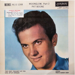 Pat Boone Moonglow, Part 2 USED VINYL 7INCH 45 RPM EP MONO