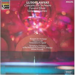 Witold Lutoslawski Concerto For Orchestra, Funeral Music, Venetian Games Vinyl LP USED