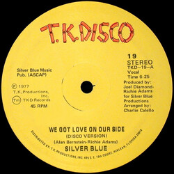 Silver Blue (2) We Got Love On Our Side VINYL 12" USED