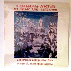 Wabash College Glee Club A Christmas Festival of Music and Readings Vinyl LP USED