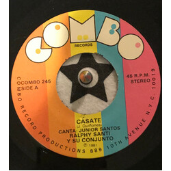 Ralphy Santi Y Su Conjunto Cásate USED VINYL 7INCH 45 RPM SINGLE STEREO