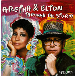 Aretha Franklin / Elton John Through The Storm VINYL 7" USED