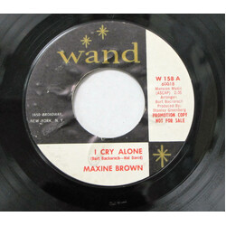 Maxine Brown I Cry Alone USED VINYL 7INCH 45 RPM SINGLE PROMO