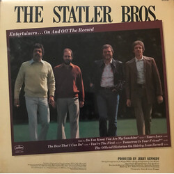 The Statler Brothers Entertainers...On And Off The Record Vinyl LP USED