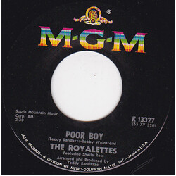 The Royalettes Poor Boy / Watch What Happens USED VINYL 7INCH SINGLE