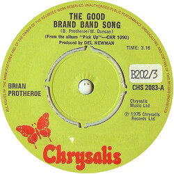Brian Protheroe The Good Brand Band Song USED VINYL 7INCH 45 RPM SINGLE