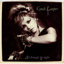 Cyndi Lauper All Through The Night Vinyl 7" USED