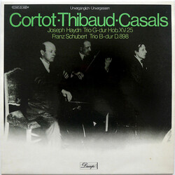 Alfred Cortot / Jacques Thibaud / Pablo Casals / Joseph Haydn / Franz Schubert Trio G-Dur Hob. XV: 25 / Trio B-Dur D. 898 Vinyl LP USED
