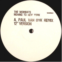 The Wombats Moving To New York USED VINYL 12INCH 33 S RPM PROMO WHITE LABEL