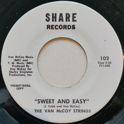 The Van McCoy Strings Sweet And Easy USED VINYL 7INCH 45 RPM SINGLE PROMO