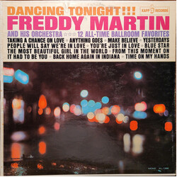 Freddy Martin And His Orchestra Dancing Tonight Vinyl LP USED