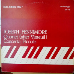 Joseph Fennimore Quartet ( After Vinteuil), Concerto Piccolo Vinyl LP USED