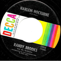 Randy Brooks And His Orchestra Harlem Nocturne / A Night At The Deuces USED VINYL 7INCH 45 RPM REISSUE REPRESS