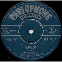 The Bill McGuffie Quartet / Maria Korchinska Ebb Tide USED VINYL 7INCH 45 RPM EP