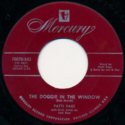 Patti Page The Doggie In The Window / My Jealous Eyes USED VINYL 7INCH 45 RPM