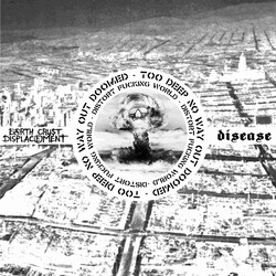 Earth Crust Displacement / Disease (7) Distort Fucking World Vinyl LP USED