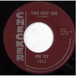 Joe Tex You Keep Her / Don't Play Vinyl 7" USED