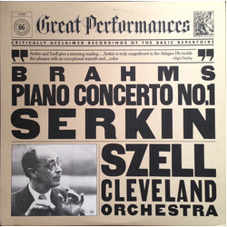 Johannes Brahms / Rudolf Serkin / George Szell / The Cleveland Orchestra Piano Concerto No. 1 In D-minor Vinyl LP USED