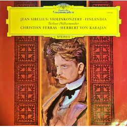 Jean Sibelius / Berliner Philharmoniker / Christian Ferras / Herbert von Karajan Violinkonzert · Finlandia Vinyl LP USED