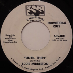 Eddie Middleton Until Then USED VINYL 7INCH 45 RPM PROMO