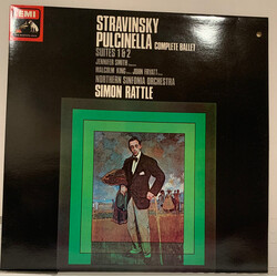 Igor Stravinsky / Sir Simon Rattle / Northern Sinfonia Pulcinella Complete Ballet Suites 1 & 2 Vinyl LP USED