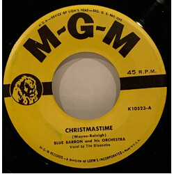 Blue Barron And His Orchestra Christmastime / Santa Claus Is Comin' To Town USED VINYL 7INCH 45 RPM