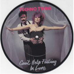 Techno Twins Can't Help Falling In Love USED VINYL 7INCH 45 RPM SINGLE PICTURE DISC