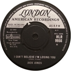 Jack Jones The Race Is On USED VINYL 7INCH 45 RPM SINGLE