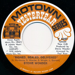 Stevie Wonder Signed, Sealed, Delivered / Heaven Help Us All USED VINYL 7INCH 45 RPM SINGLE