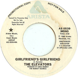 The Elevators (2) Girlfriend's Girlfriend USED VINYL 7INCH 45 RPM PROMO