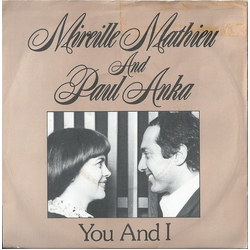 Mireille Mathieu / Paul Anka You And I Vinyl 7" USED