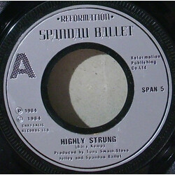 Spandau Ballet Highly Strung USED VINYL 7INCH SINGLE