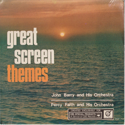 John Barry & His Orchestra / Percy Faith & His Orchestra Great Screen Themes Vinyl 7" USED