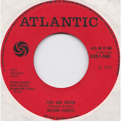 Wilson Pickett Fire And Water USED VINYL 7INCH 45 RPM SINGLE