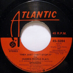 Spinners They Just Can't Stop It The (Games People Play) USED VINYL 7INCH 45 RPM SINGLE STEREO