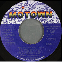 Diana Ross / Marvin Gaye / Smokey Robinson / Stevie Wonder Pops, We Love You (A Tribute To Father) VINYL 7" USED