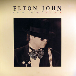 Elton John Ice On Fire Vinyl LP USED