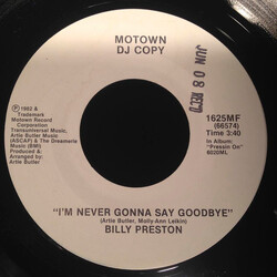 Billy Preston I'm Never Gonna Say Goodbye USED VINYL 7INCH 45 RPM PROMO