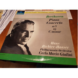 Ludwig van Beethoven / Hans Richter-Haaser / Philharmonia Orchestra / Carlo Maria Giulini Piano Concerto No. 3 In C Minor, Op. 37 Vinyl LP USED