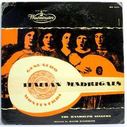 Carlo Gesualdo / Claudio Monteverdi / The Randolph Singers Italian Madrigals Vinyl LP USED
