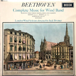 Ludwig Van Beethoven / London Wind Soloists / Jack Brymer Complete Music For Wind Band Vinyl LP USED
