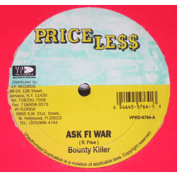Bounty Killer / Boom Dandimite Ask Fi War / Rain Rain Vinyl 12" USED