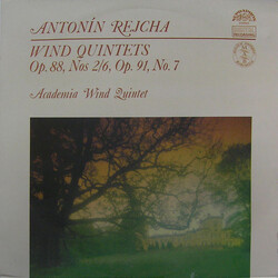 Anton Reicha / Academia Wind Quintet Prague Wind Quintets Op. 88, Nos 2/6, Op. 91, No. 7 Vinyl LP USED