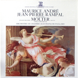 Maurice André / Jean-Pierre Rampal / Johann Melchior Molter Cinq Concertos Vinyl LP USED