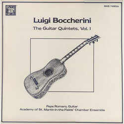 Luigi Boccherini / Pepe Romero / Academy Of St. Martin-in-the-Fields Chamber Ensemble The Guitar Quintets, Vol. I Vinyl LP USED