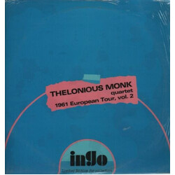 The Thelonious Monk Quartet 1961 European Tour, Vol. 2 Vinyl LP USED