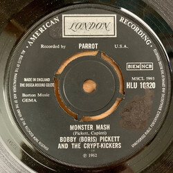 Bobby (Boris) Pickett And The Crypt-Kickers Monster Mash USED VINYL 7INCH 45 RPM SINGLE REISSUE MONO
