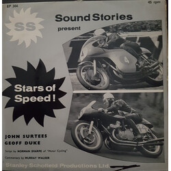 Murray Walker Stars of Speed! John Surtees / Geoff Duke USED VINYL 7INCH 45 RPM
