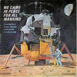 No Artist We Came In Peace For All Mankind Vinyl LP USED