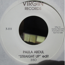 Paula Abdul Straight Up Vinyl 7" USED